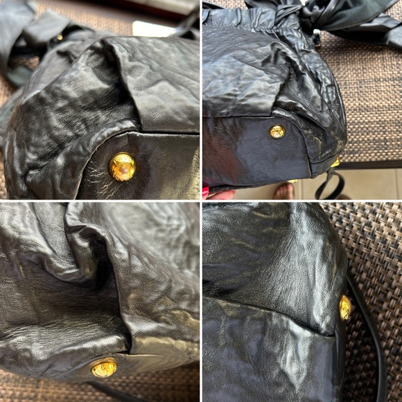 Authenticated Prada Nappa Leather Bow Bag - Picture 8 of 16